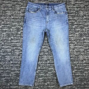 Flag & Anthem Jeans Mens 38x30 Oakland Slim Blue Medium Wash Stretch FA20DN434E